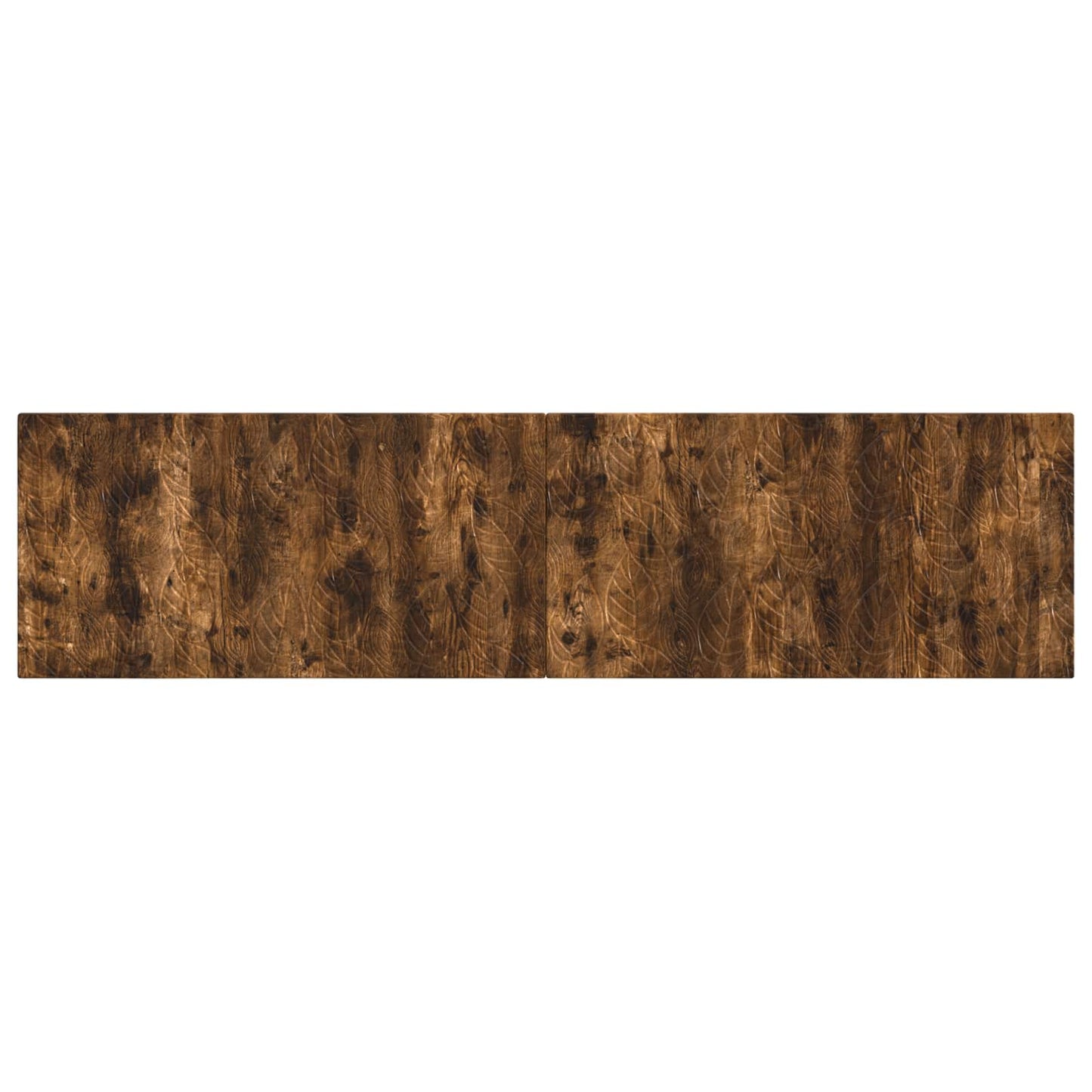 vidaXL Wall-Mounted Headboard DELFT Smoked Oak Engineered Wood