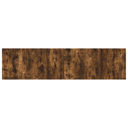 vidaXL Wall-Mounted Headboard DELFT Smoked Oak Engineered Wood