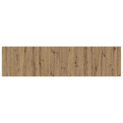vidaXL Wall-Mounted Headboard DELFT Artisan Oak Engineered Wood