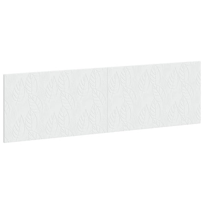 vidaXL Wall-Mounted Headboard DELFT White Engineered Wood