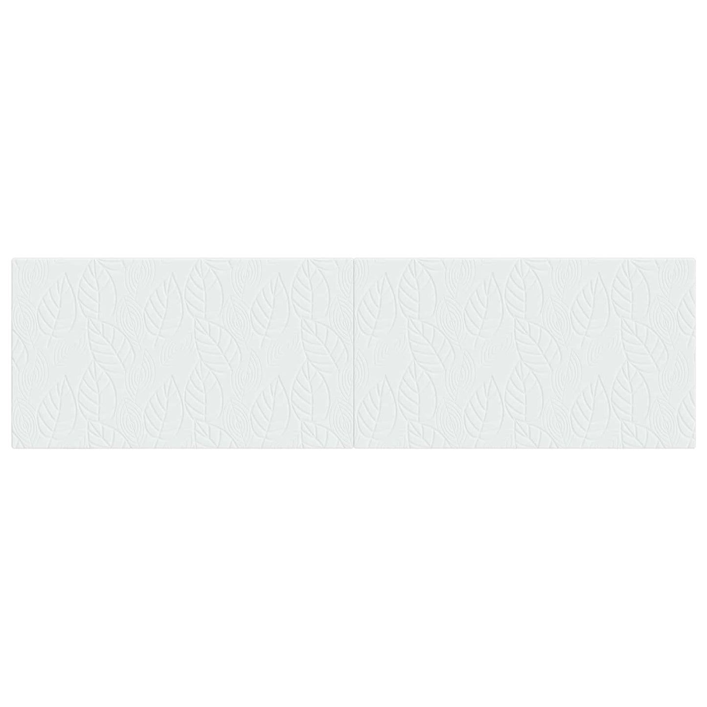 vidaXL Wall-Mounted Headboard DELFT White Engineered Wood
