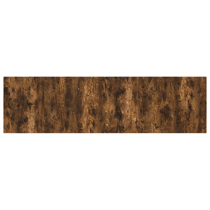 vidaXL Wall-Mounted Headboard DELFT Smoked Oak Engineered Wood