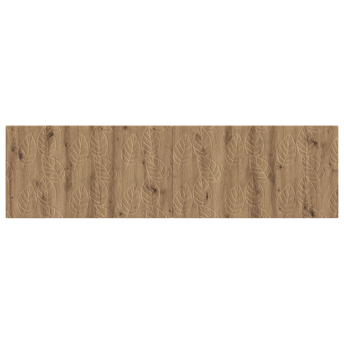 vidaXL Wall-Mounted Headboard DELFT Artisan Oak Engineered Wood