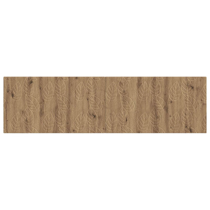 vidaXL Wall-Mounted Headboard DELFT Artisan Oak Engineered Wood