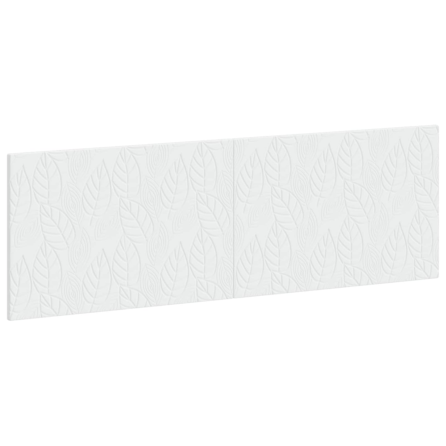 vidaXL Wall-Mounted Headboard DELFT White Engineered Wood