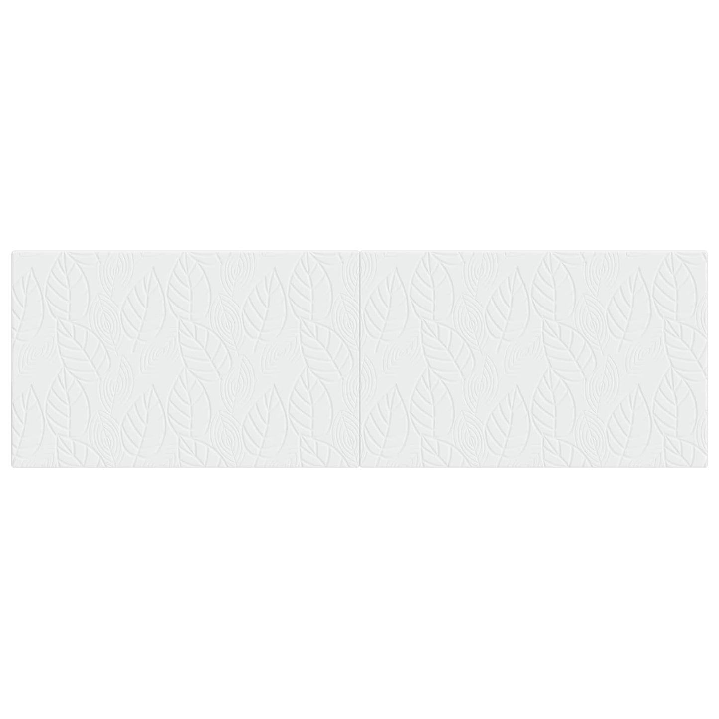 vidaXL Wall-Mounted Headboard DELFT White Engineered Wood