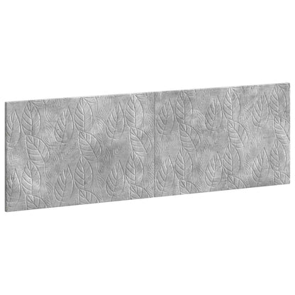 vidaXL Wall-Mounted Headboard DELFT Concrete Grey Engineered Wood