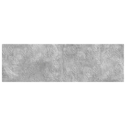 vidaXL Wall-Mounted Headboard DELFT Concrete Grey Engineered Wood