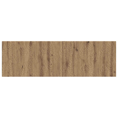 vidaXL Wall-Mounted Headboard DELFT Artisan Oak Engineered Wood