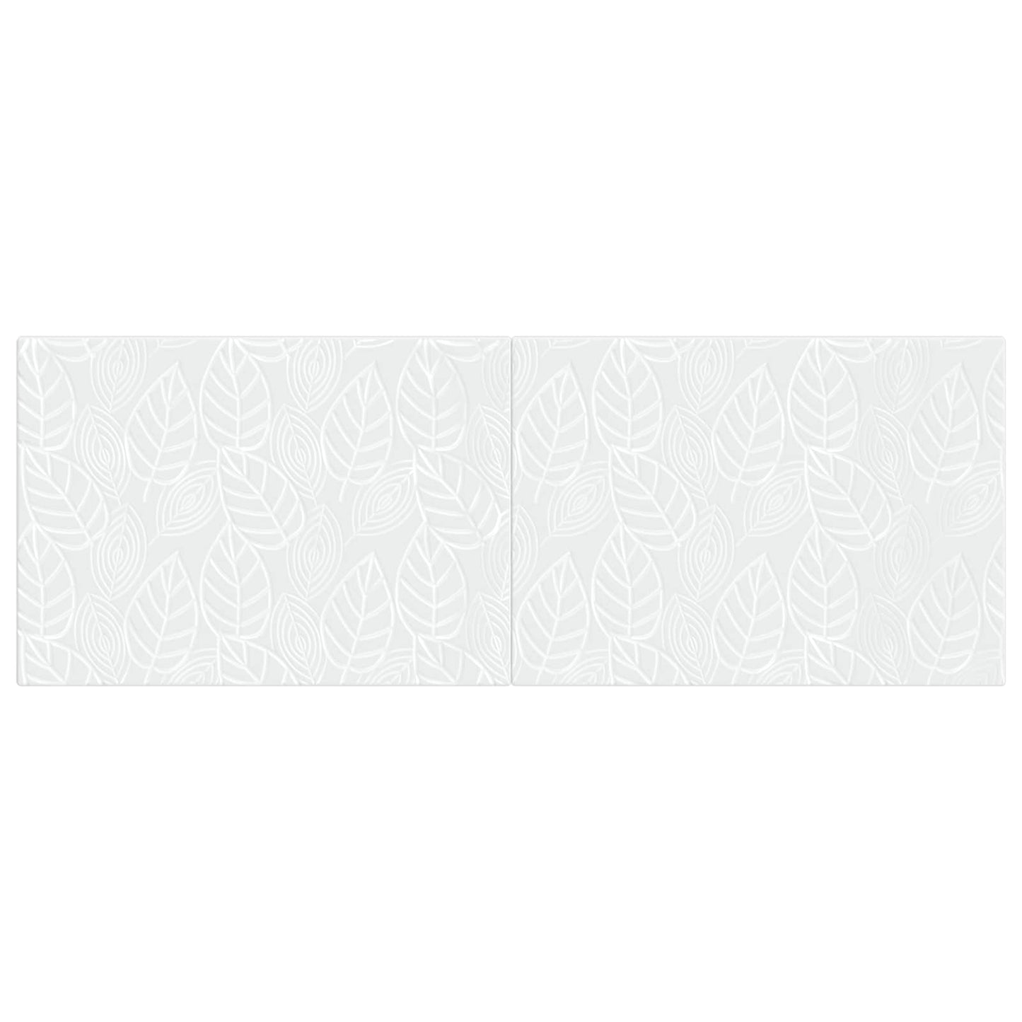 vidaXL Wall-Mounted Headboard DELFT White Engineered Wood