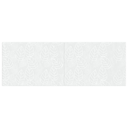 vidaXL Wall-Mounted Headboard DELFT White Engineered Wood