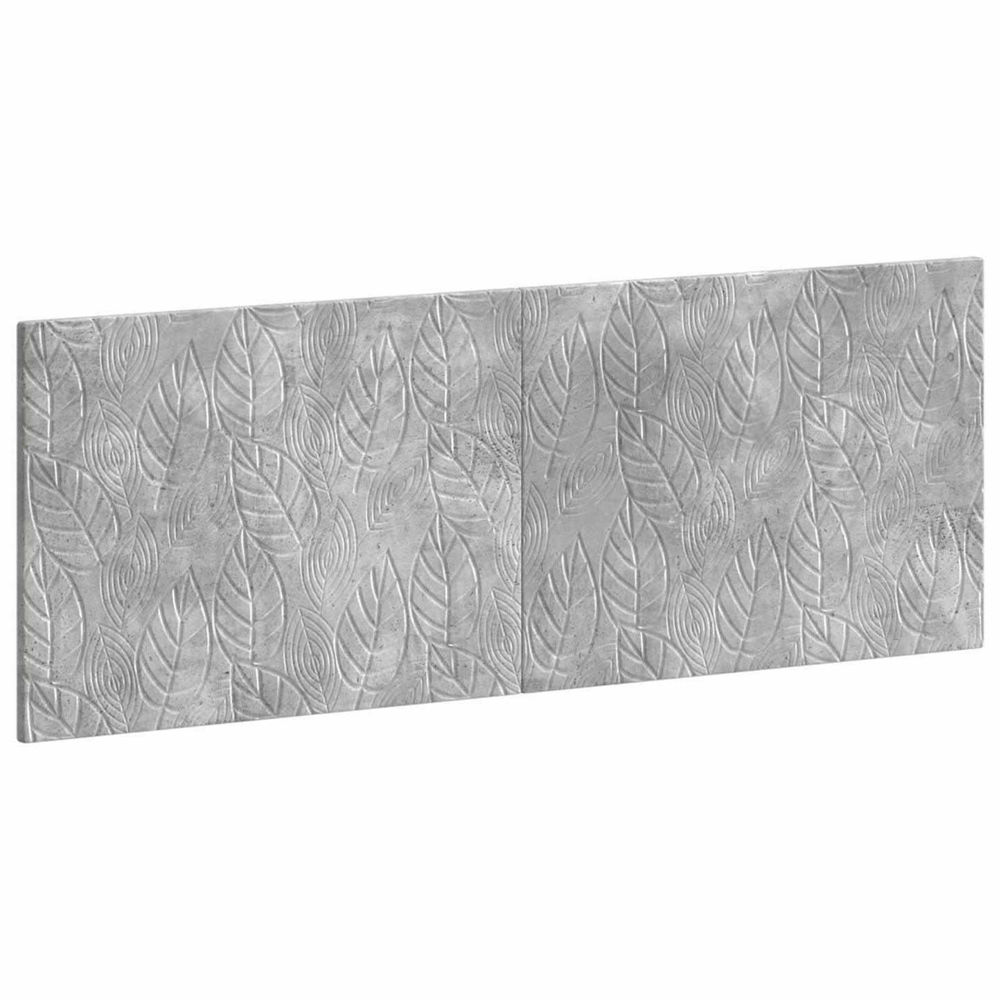 vidaXL Wall-Mounted Headboard DELFT Concrete Grey Engineered Wood