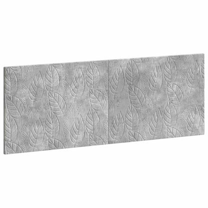 vidaXL Wall-Mounted Headboard DELFT Concrete Grey Engineered Wood