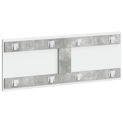 vidaXL Wall-Mounted Headboard DELFT Concrete Grey Engineered Wood