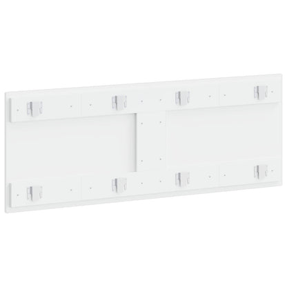 vidaXL Wall-Mounted Headboard DELFT High Gloss White Engineered Wood