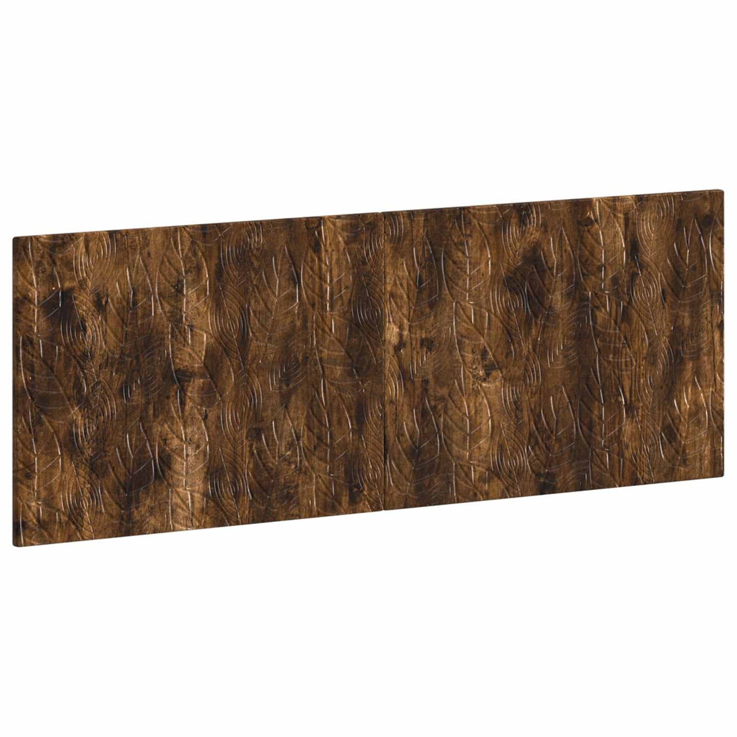 vidaXL Wall-Mounted Headboard DELFT Smoked Oak Engineered Wood