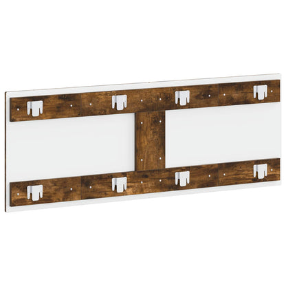 vidaXL Wall-Mounted Headboard DELFT Smoked Oak Engineered Wood