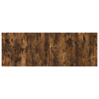 vidaXL Wall-Mounted Headboard DELFT Smoked Oak Engineered Wood
