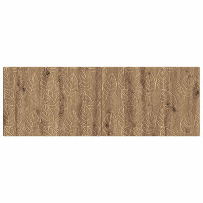 vidaXL Wall-Mounted Headboard DELFT Artisan Oak Engineered Wood