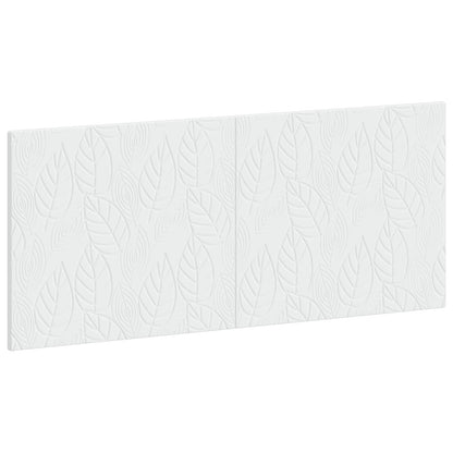 vidaXL Wall-Mounted Headboard DELFT White Engineered Wood