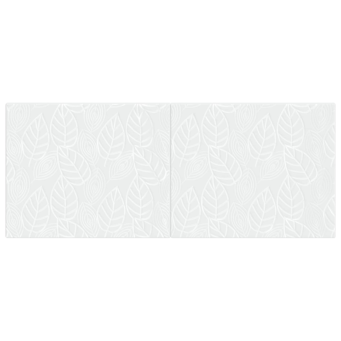 vidaXL Wall-Mounted Headboard DELFT White Engineered Wood