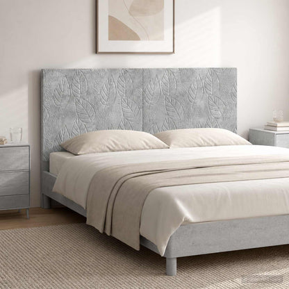 vidaXL Wall-Mounted Headboard DELFT Concrete Grey Engineered Wood