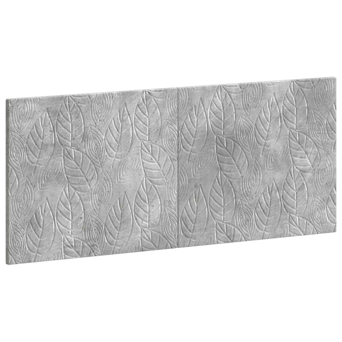 vidaXL Wall-Mounted Headboard DELFT Concrete Grey Engineered Wood