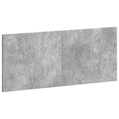 vidaXL Wall-Mounted Headboard DELFT Concrete Grey Engineered Wood