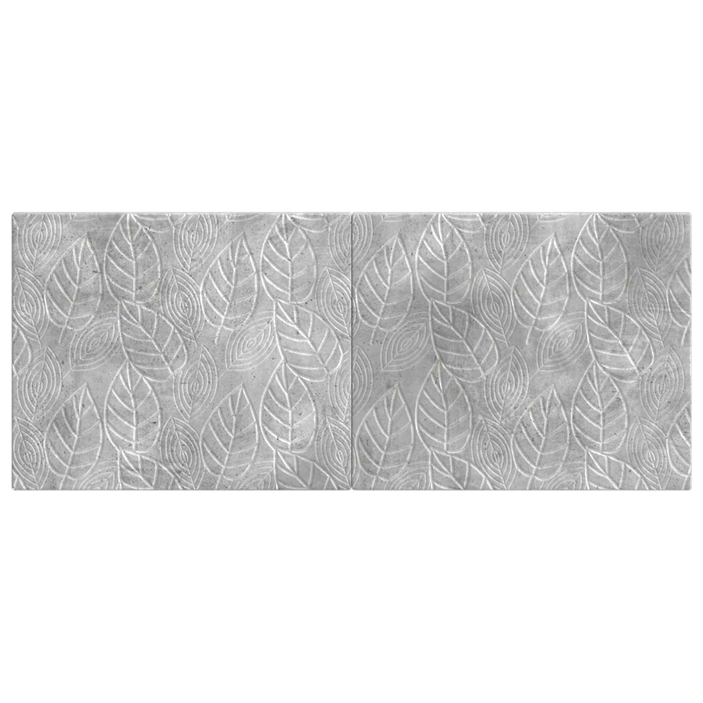 vidaXL Wall-Mounted Headboard DELFT Concrete Grey Engineered Wood