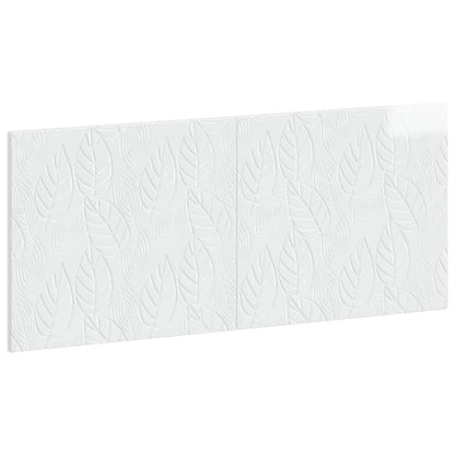 vidaXL Wall-Mounted Headboard DELFT High Gloss White Engineered Wood