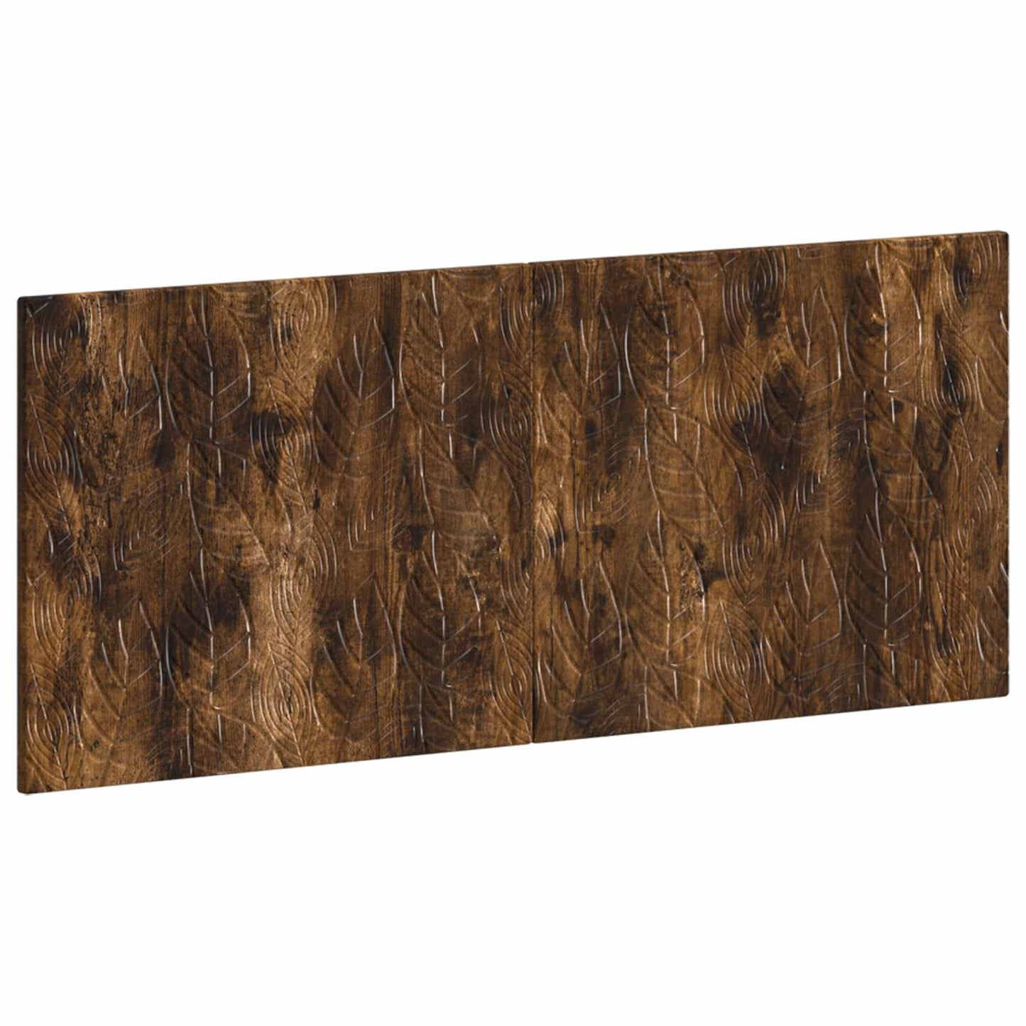 vidaXL Wall-Mounted Headboard DELFT Smoked Oak Engineered Wood