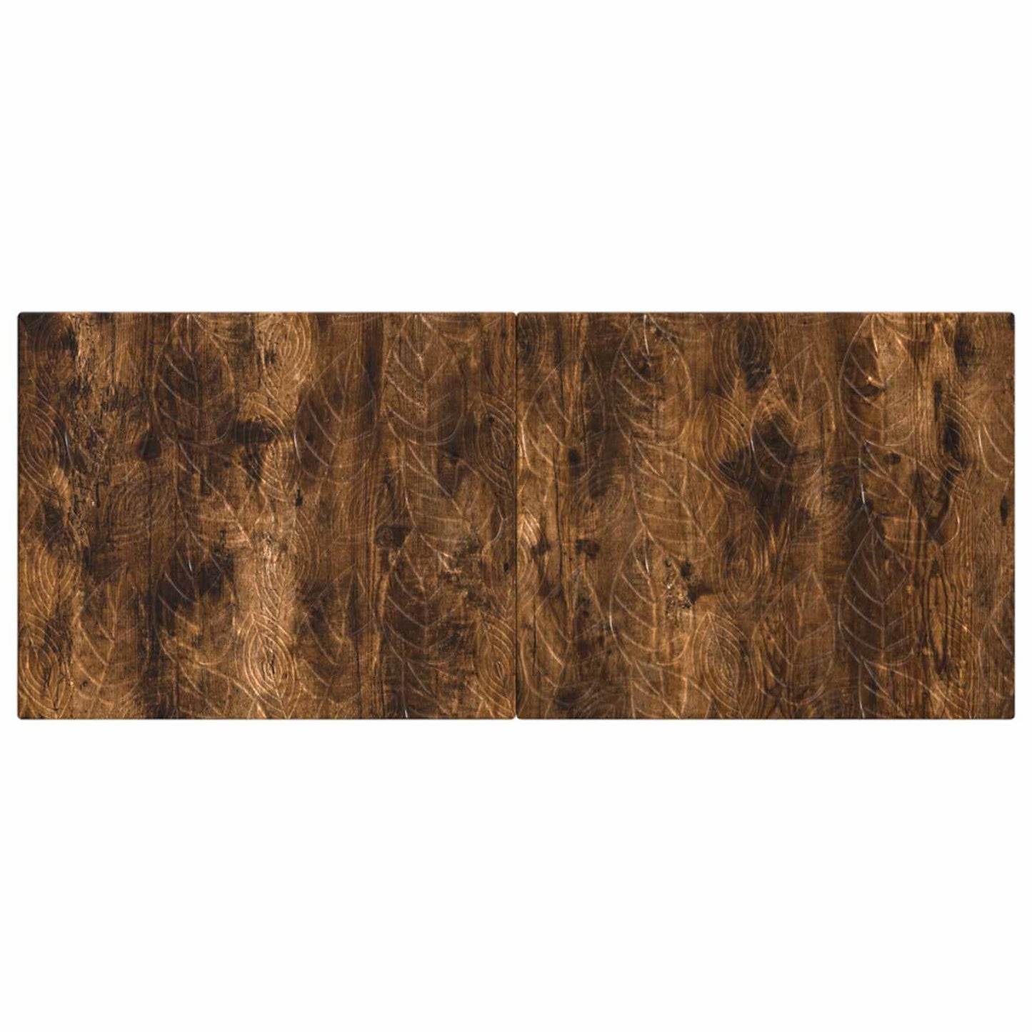 vidaXL Wall-Mounted Headboard DELFT Smoked Oak Engineered Wood