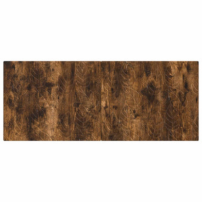 vidaXL Wall-Mounted Headboard DELFT Smoked Oak Engineered Wood