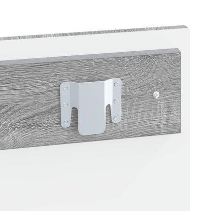 vidaXL Wall-Mounted Headboard DELFT Grey Sonoma Engineered Wood