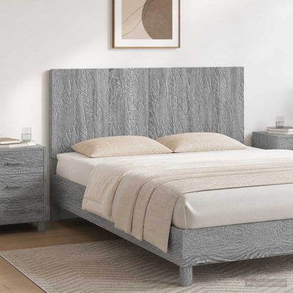 vidaXL Wall-Mounted Headboard DELFT Grey Sonoma Engineered Wood