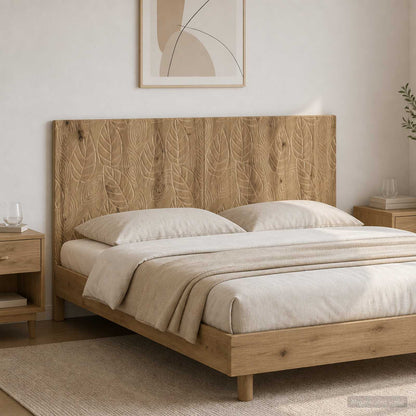 vidaXL Wall-Mounted Headboard DELFT Artisan Oak Engineered Wood