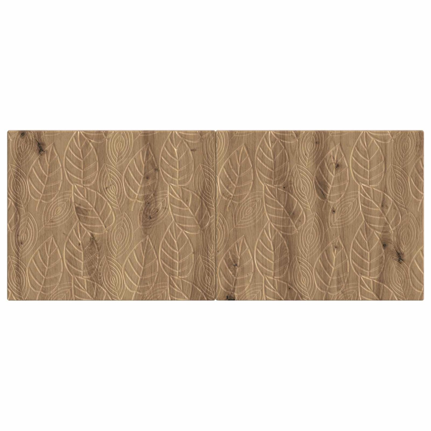 vidaXL Wall-Mounted Headboard DELFT Artisan Oak Engineered Wood