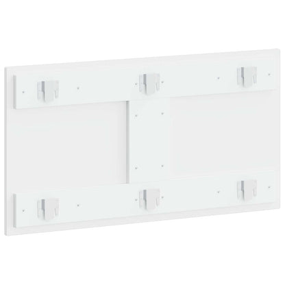 vidaXL Wall-Mounted Headboard DELFT White Engineered Wood