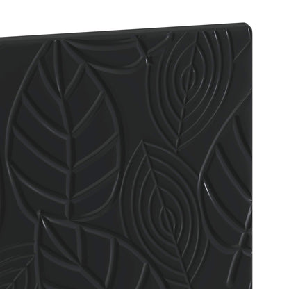 vidaXL Wall-Mounted Headboard DELFT Black Engineered Wood