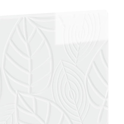 vidaXL Wall-Mounted Headboard DELFT High Gloss White Engineered Wood