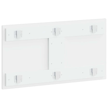 vidaXL Wall-Mounted Headboard DELFT High Gloss White Engineered Wood