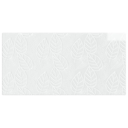 vidaXL Wall-Mounted Headboard DELFT High Gloss White Engineered Wood