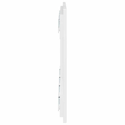vidaXL Wall-Mounted Headboard DELFT High Gloss White Engineered Wood