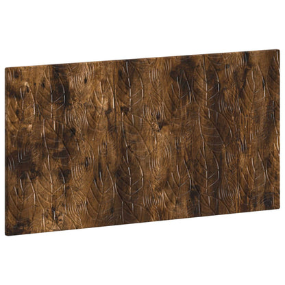 vidaXL Wall-Mounted Headboard DELFT Smoked Oak Engineered Wood