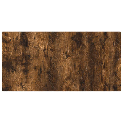 vidaXL Wall-Mounted Headboard DELFT Smoked Oak Engineered Wood