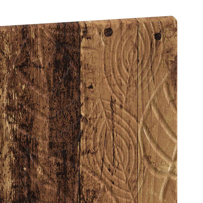 vidaXL Wall-Mounted Headboard DELFT Old Wood Engineered Wood