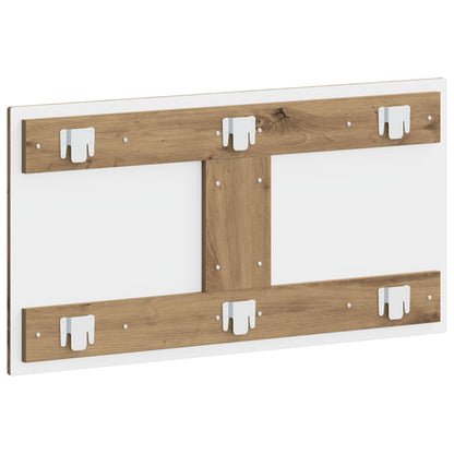 vidaXL Wall-Mounted Headboard DELFT Artisan Oak Engineered Wood