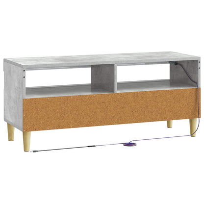 vidaXL LED TV Cabinet Concrete Grey Engineered Wood