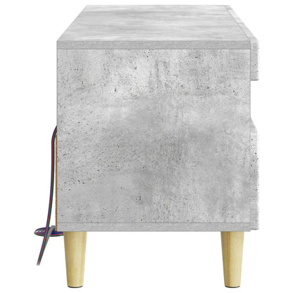 vidaXL LED TV Cabinet Concrete Grey Engineered Wood