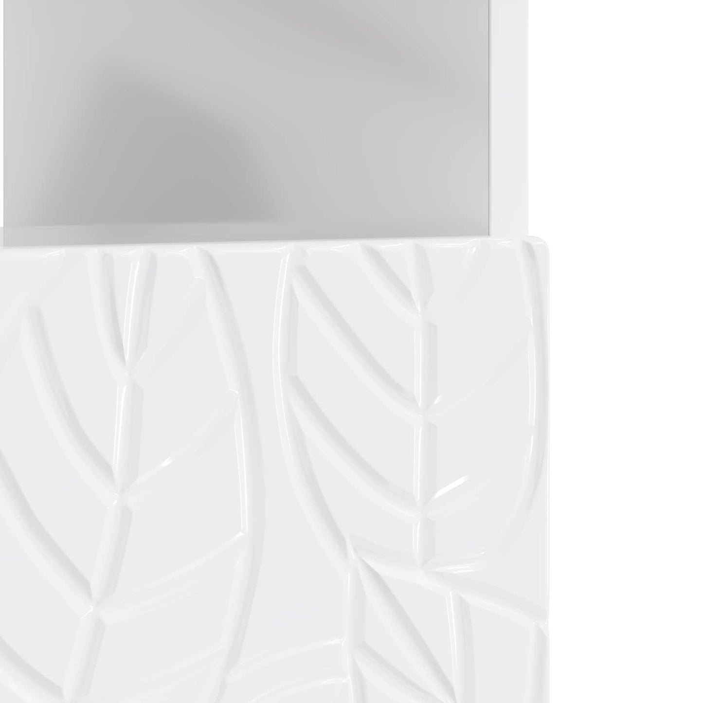 vidaXL LED TV Cabinet High Gloss White Engineered Wood